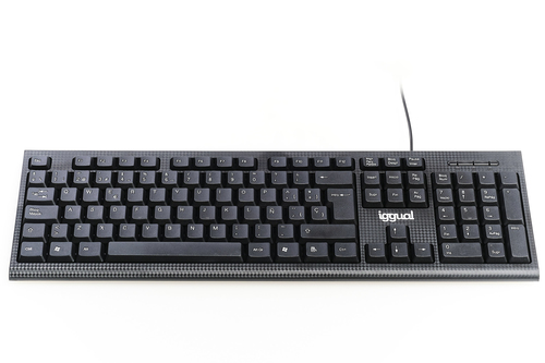 iggual CK-BUSINESS-105T keyboard Office USB QWERTY Black