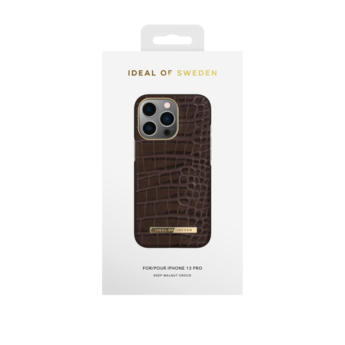 iDeal of Sweden Atelier Case iPhone 13P Deep Walnut Croco – image 1
