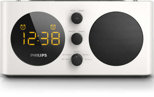 Philips AJ6000/93 radio Clock Digital Black, White – image 2