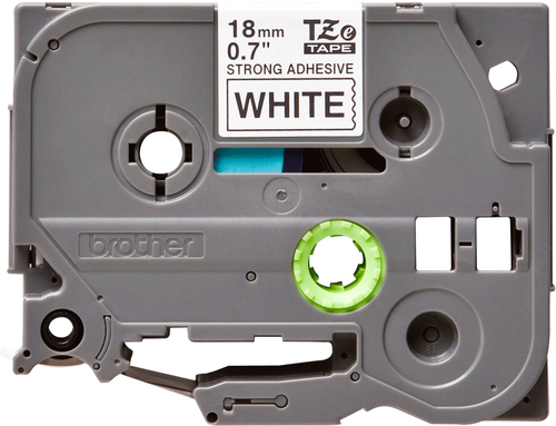 Brother P-Touch TZe Laminated Tape 18mm x 8m Black on White TZES241 - image 2