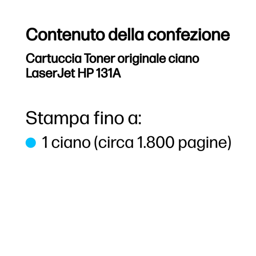 HP 131A – Toner ciano originale
