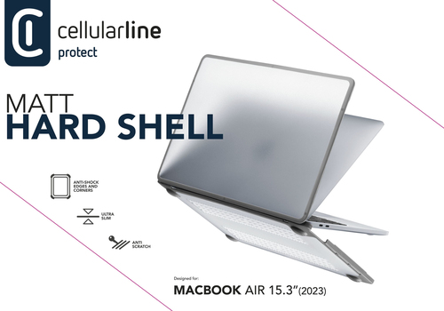 Cellularline Matt Hard Shell - MacBook Air 15.3'' (2023/2024) Satin-finish hard case with shockproof edges for the MacBook – image 7