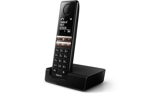 Philips D4601B/53 telephone DECT telephone Caller ID Black