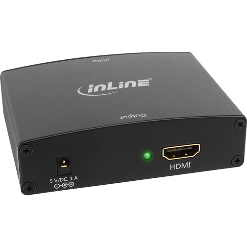 Product image: InLine Converter VGA + Audio to HDMI Input VGA and RCA Audio Output HDMI