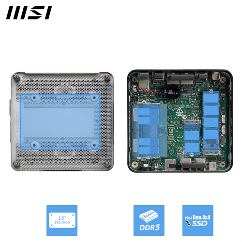 Msi Cubi Nuc 1M Mini Desktop PC - Intel®Core 7, 1 TB SSD, Black, Black - image 6