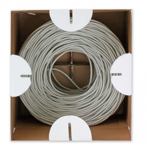 Techly ITP9-FLU-0305 cable de red Gris 305 m Cat6 U/UTP (UTP)