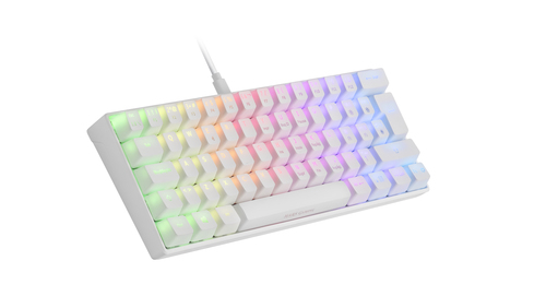 Mars Gaming MKMINIWRFR Ultra-Compact Mechanical Keyboard Full RGB Chroma Switch OUTEMU PRO Red White French Language – image 3