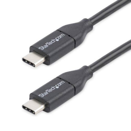 USB2CC3M StarTechcom Cable de 3m USB-C a USB-C Macho a Macho USB 20 - Cable USB Tipo C - Cable USBC - Cable Cargador para Móvil USBC - Cable USB - 24 pin USB-C M a 24 pin USB-C M - Thunderbolt 3 / USB 20 - 3 m - negro - para P/N DKT30CHD