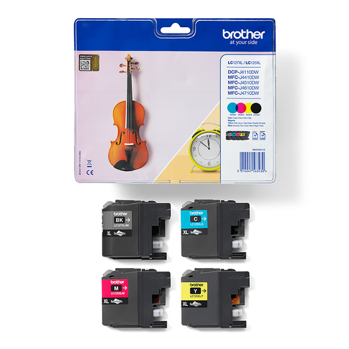 Original Brother LC127XL Ink Cartridge Multipack (B/C/M/Y) - image 4