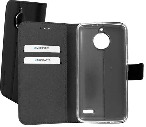 Mobiparts Premium Wallet TPU Case Motorola Moto E4 Black – image 1