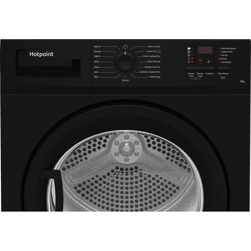 Hotpoint CHDC82BBGDUK 8kg Condenser Dryer in Black B Rated Sensor Dryi - image 6