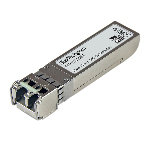 StarTech.com Cisco SFP-10G-SR Compatible SFP Module - 10GBASE-SR - 10GE SFP 10GbE Multimode Fiber MMF Optic Transceiver SFP+ transceiver modul 10 Gigabit Ethernet