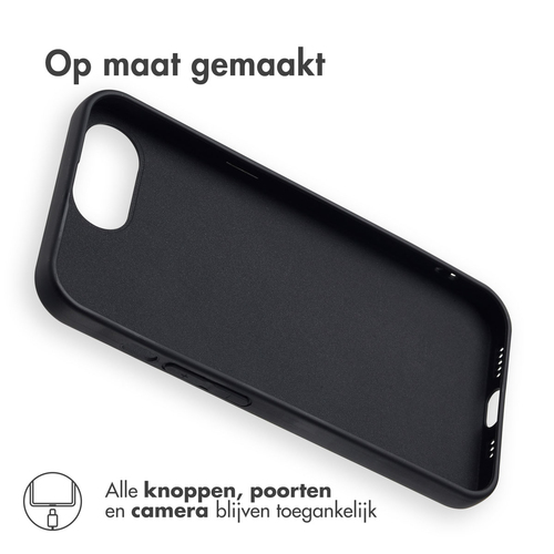 Accezz Color Backcover iPhone SE 4 - Zwart, afbeelding 4
