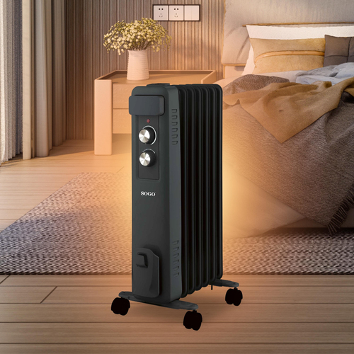 Sogo CAL-SS-18455 electric space heater Indoor Black – image 2