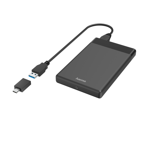 Product image: Hama 00200760 storage drive enclosure HDD/SSD enclosure Black 2.5"