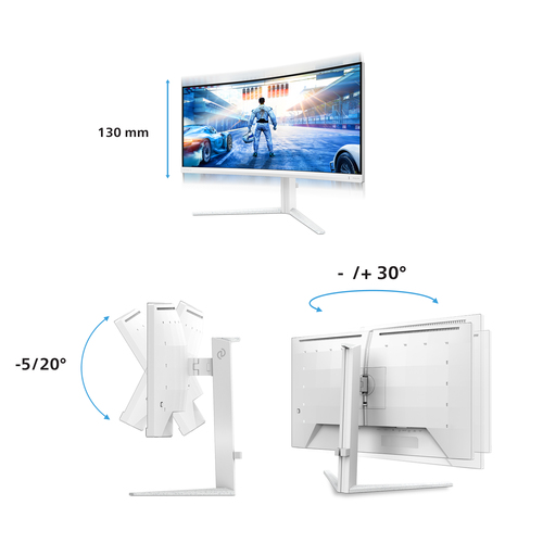 Philips Phil 34 L 34M2C8600P 200Hz QHD F-VA, afbeelding 5