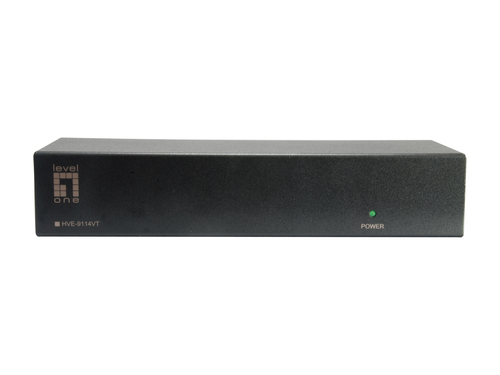 LevelOne 4-Port VGA Audio over Cat.5 Transmitter, 300m – image 3
