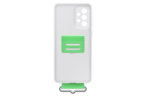 Samsung Galaxy A73 5G Silicone Cover with Strap White – image 5