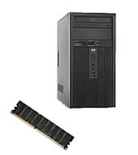 HP Compaq dx2200 Microtower PC and 512 MB Memory