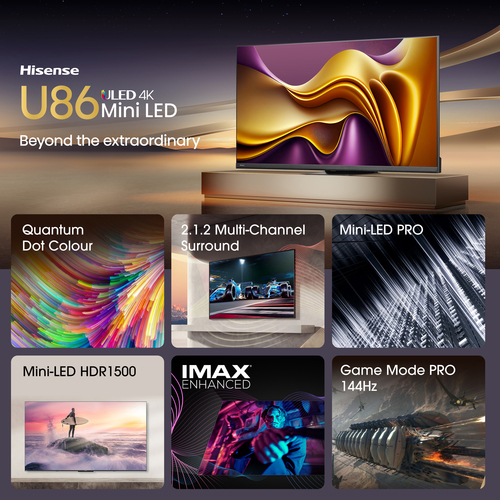 Hisense 55U86KQTUK TV – image 3