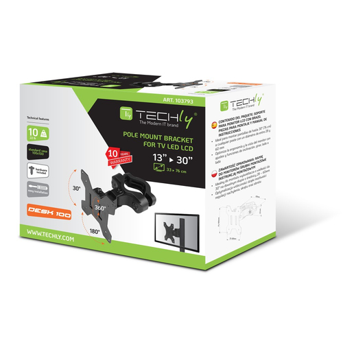 Techly ICALCD100BK montagekit monitor, afbeelding 2