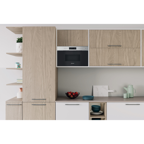 Indesit IMK12XUK Built In Microwave Oven with Grill in Stainless Steel - image 6
