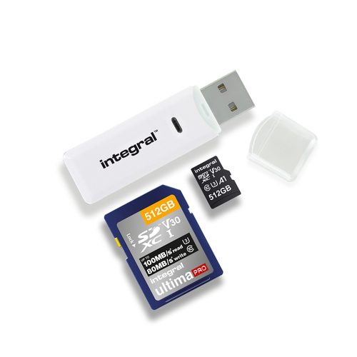Integral USB 2.0 CARD READER DUAL SLOT SD MICRO SD ETAIL – image 2