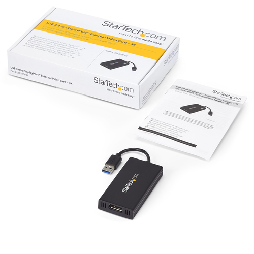 StarTech.com USB 3.0 to DisplayPort Adapter - DisplayLink Certified - 4K 30Hz USB / DisplayPort adapter 9m – billede 6