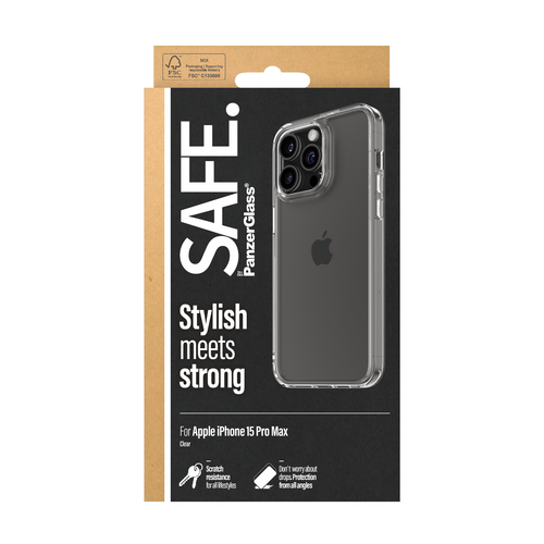 PanzerGlass SAFE. by PanzerGlass® ImpactCase iPhone 15 Pro Max | Transparent – image 2