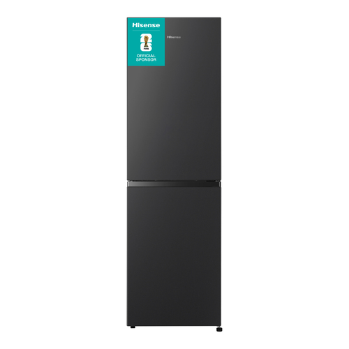 Hisense RB327N4BBE 50/50 Fridge Freezer - Black & Steel, Black - image 2