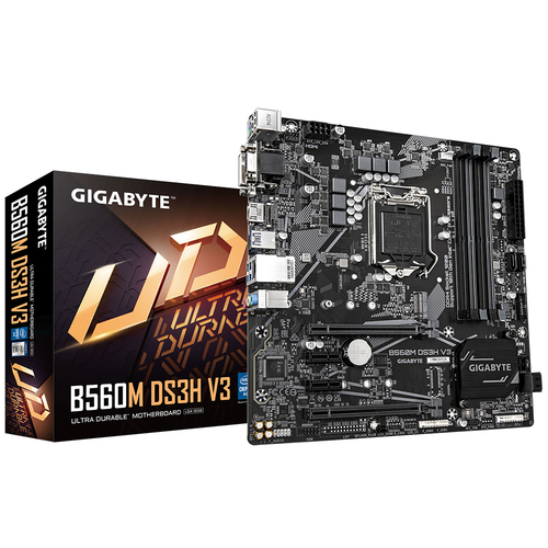 Gigabyte B560M DS3H V3 (rev. 1.0) Intel H470 Express LGA 1200 (Socket H5) micro ATX
