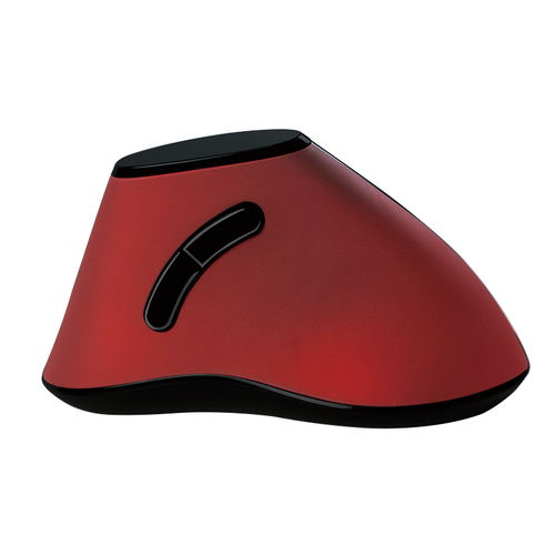 LogiLink muis, ergonomisch vertikal, radio 2.4 GHz, rood, afbeelding 4