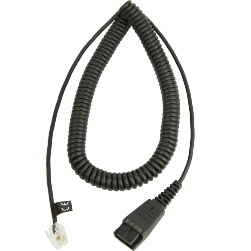 JABRA QD Cord to RJ9, for Nortel