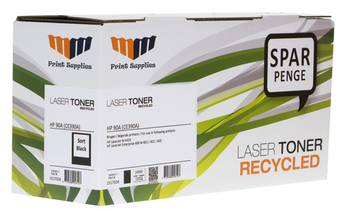 MM Black Laser Toner - HP 90A (CE390A) - For HP LaserJet M & LaserJet Enterprise – image 1