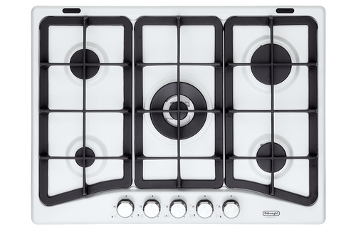 De’Longhi PFB 57 GH варочная поверхность Белый Встроенный 68 cm Газовый 5 зона(ы)