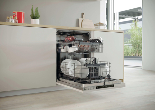 Hoover HI 5C6F0S-80 Full Size Fully Integrated WiFi-enabled Dishwasher, Silver/Grey - image 8