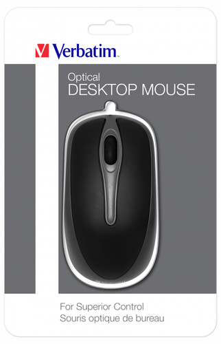 Verbatim 49019 pele Birojs Abām rokām USB Type-A Optisks 1000 DPI