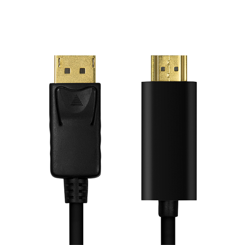 LogiLink CV0128 DisplayPort kabel 3 m HDMI Zwart, afbeelding 2