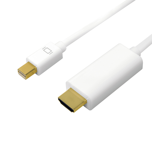 LogiLink CV0123 DisplayPort kabel 2 m Mini DisplayPort HDMI Wit