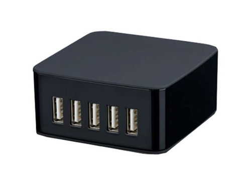 CoolBox COO-RT5U-BK mobiilseadme laadija Universaalne Must Hoonesisene