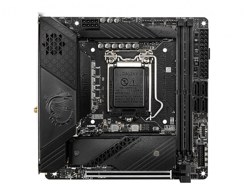 MSI MEG Z590I UNIFY материнская плата Intel Z590 LGA 1200 (Socket H5) Mini ITX