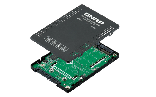 QNAP 2.5in SATA to dual M.2 2280 SATA