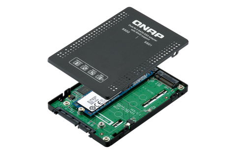 QNAP 2.5in SATA to dual M.2 2280 SATA