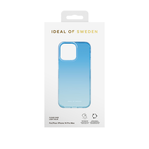 iDeal of Sweden Clear Case iPhone 14 Pro Max Light Blue – image 3