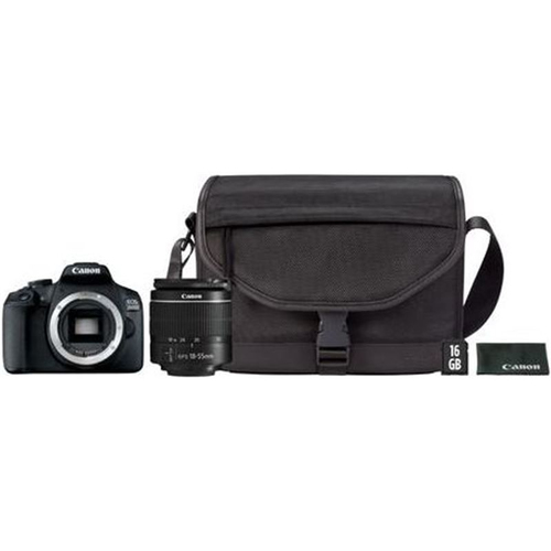 CANON EOS-2000D EF-S 18-55mm +sacoche CB-SB130 & carte SD16Go