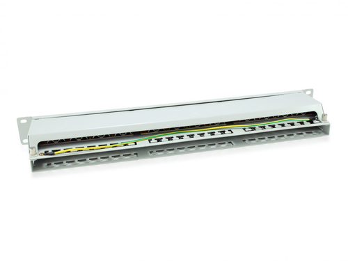 Equip Patchpanel 48x RJ45 Cat6 19" 1HE grijs, afbeelding 2