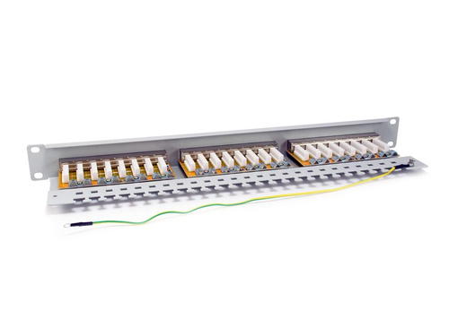 Equip Patchpanel 24x RJ45 Cat6 19" 1HE grijs, afbeelding 5