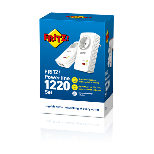 FRITZ! Powerline 1220E Set Internationaal – Foto 3 van 5