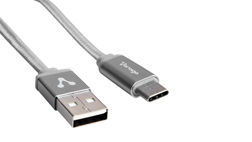 Cable USB Tipo C VORAGO 1 mt carga rapida