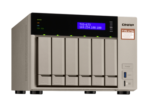 QNAP TVS-673E-4G NAS Tower AMD Embedded R-Series SoC RX-421BD – image 5